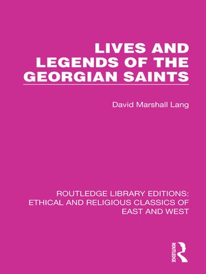 cover image of Lives and Legends of the Georgian Saints
